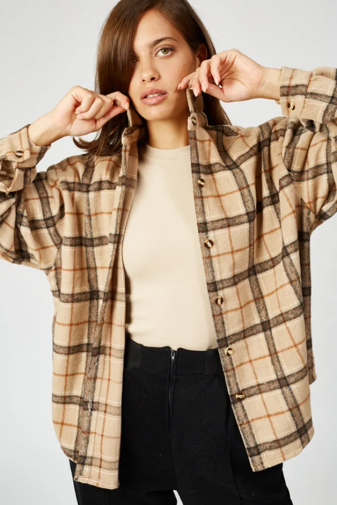 Silk & Salt the ritz jacket -  beige^ Coats & Jackets