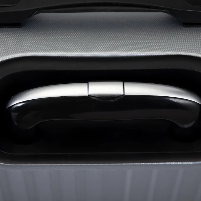 Silk & Salt Topcobe 3pcs Expandable Suitcase Vertical Striped Suitcase for Travel Sliver^ Hard Side Luggage