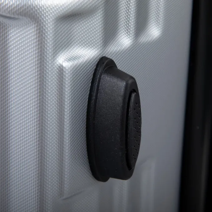 Silk & Salt Topcobe 3pcs Expandable Suitcase Vertical Striped Suitcase for Travel Sliver^ Hard Side Luggage