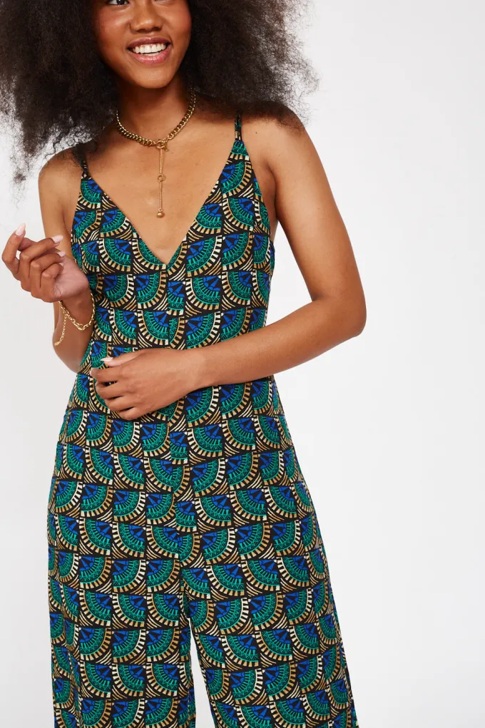 Silk & Salt dangerously in love jumpsuit - peacock^ Jumpsuits
