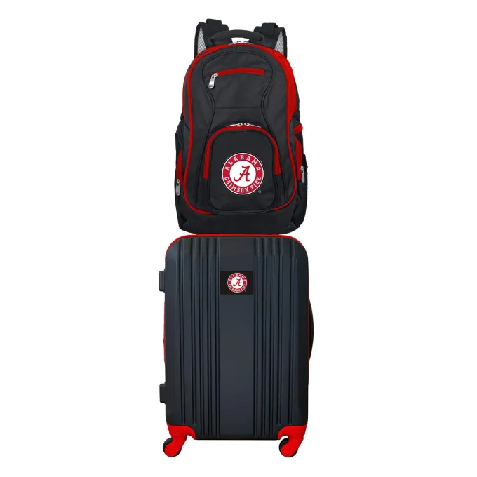 Silk & Salt NCAA Alabama Crimson Tide 2-Piece Luggaand Backpack Set^ Luggage Sets