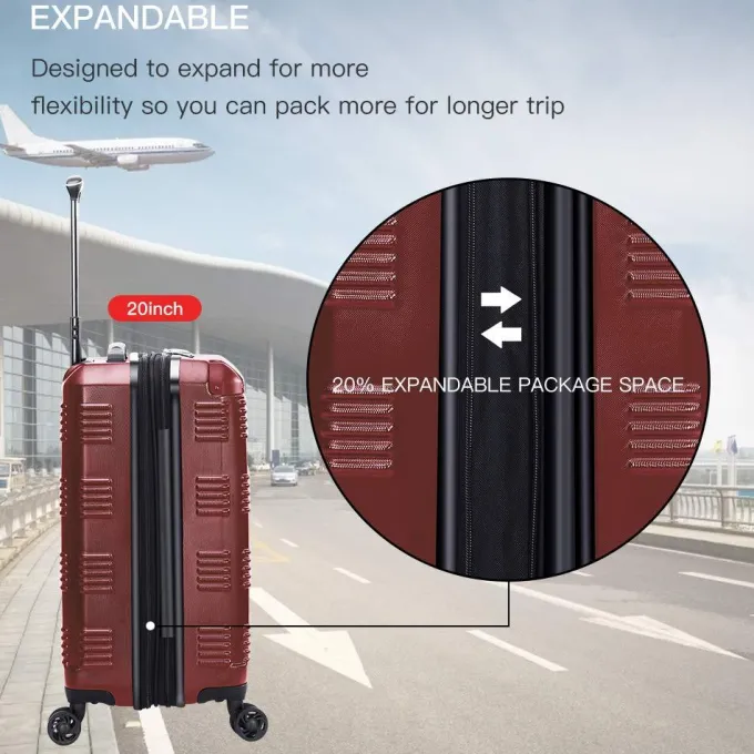 Silk & Salt Verdi 28In Checked Luggawith TSA-Approved Lock Lightweight Scratch Resistant ABS Hardside LuggaExpandable Suitcase with 8-Wheel Rolling Spinner for Women Travel^ Checked Luggage