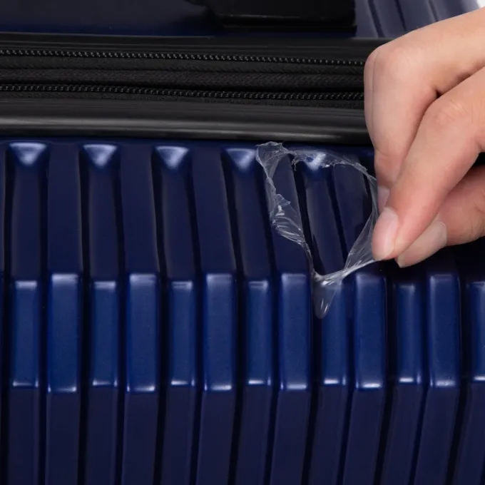 Silk & Salt Jaxpety 3 Pcs Hardside Expandable LuggaSet Trolley Suitcase W/ TSA Lock (20 24 28)^ Checked Luggage