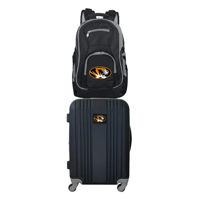 Silk & Salt NCAA Missouri Tigers 2-Piece Luggaand Backpack Set^ Luggage Sets