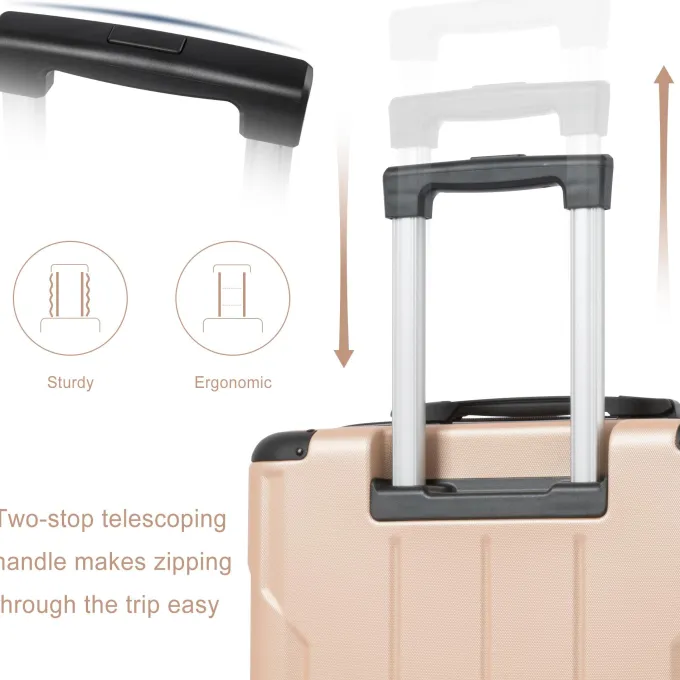 Silk & Salt Hardside LuggaSpinner Suitcase with TSA Lock Lightweight Expandable 28^ Luggage Sets