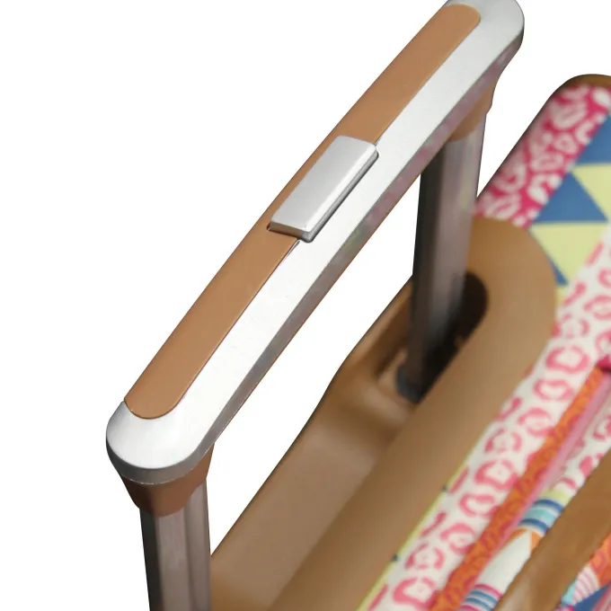 Silk & Salt Lily Bloom Carry On Expandable Pattern LuggaWith Spinner Wheels (20in On the Prowl)^ Checked Luggage