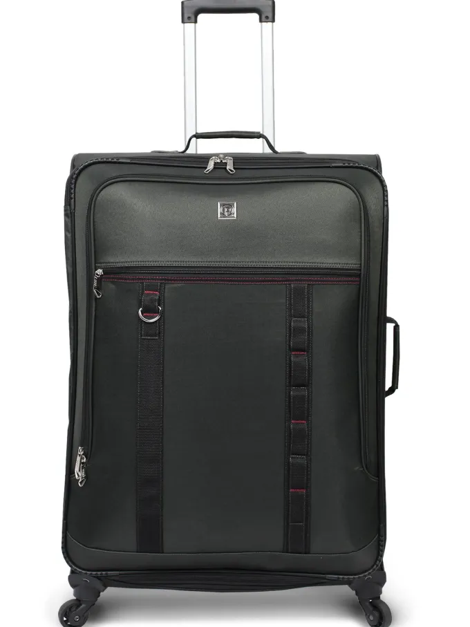 Silk & Salt Prote5 Piece Softside LuggaSet Includes 28 amp24 Check Bags 20 Carry-on Green^ Luggage Sets