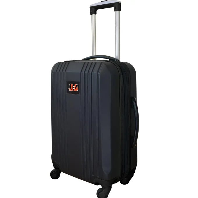 Silk & Salt Mojo Outdoors NFL Cincinnati Bengals LuggaCarry-On 21In Hardcase Two-Tone Spinner^ Carry On Luggage