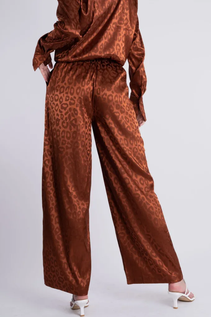 Silk & Salt silky suit set - rust^ Sets