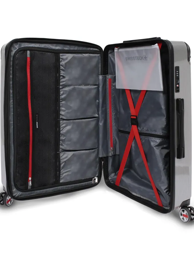 Silk & Salt SwissTech Exhibition 22 Polycarbonate Hard Side Check Lugga( Exclusive)^ Checked Luggage