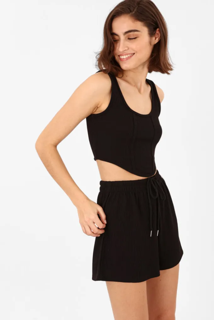 Silk & Salt a short - black^ Sets