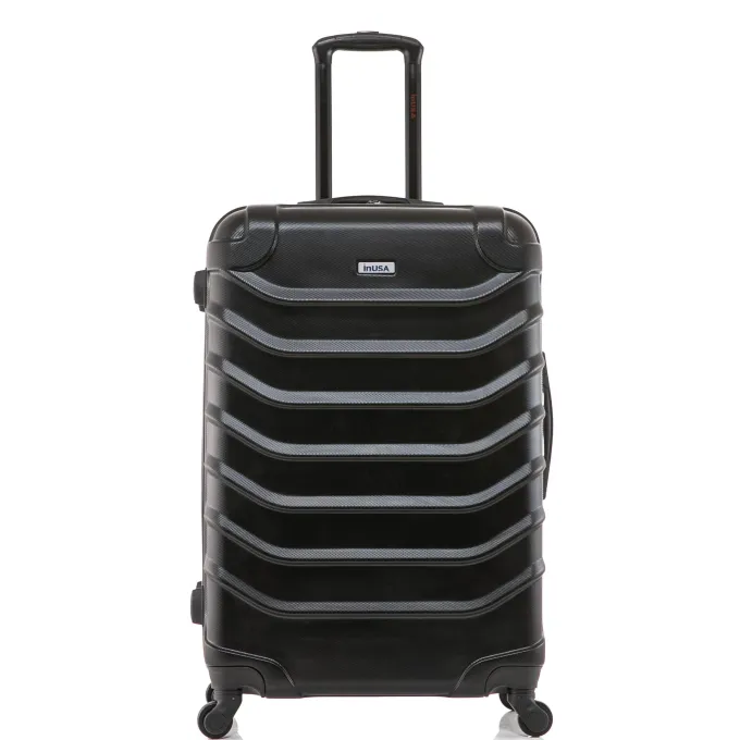 Silk & Salt InUSA Endurance Lightweight Hardside Spinner 28 inch Black^ Checked Luggage