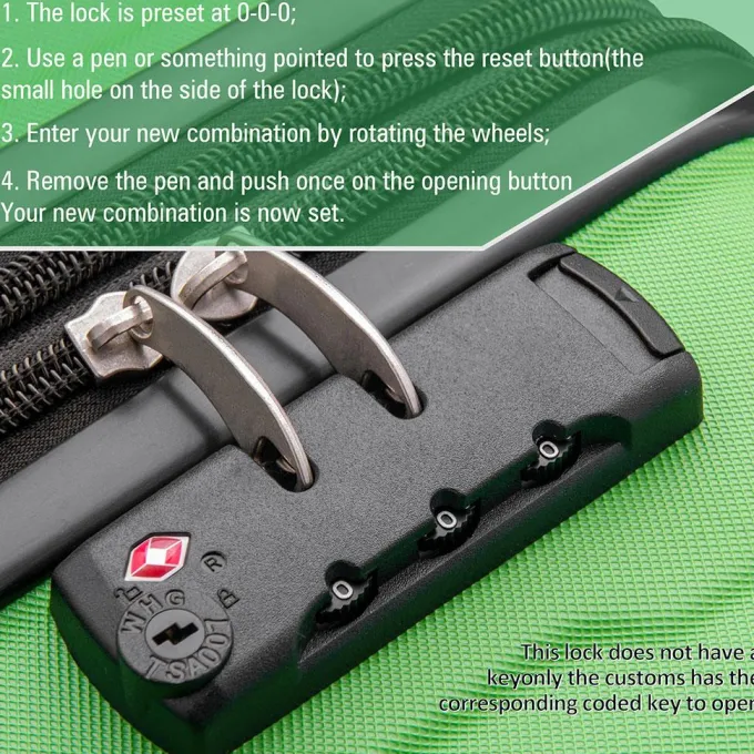 Silk & Salt Irene Inevent 3pcs LuggaSet ABS Suitcases Waterproof Trolley Cases with Lock ampSpinner Wheels Expandable Baggage Green^ Hard Side Luggage