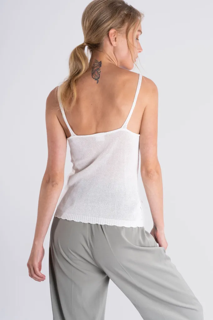 Silk & Salt mykonos crochet top^ Knitwear