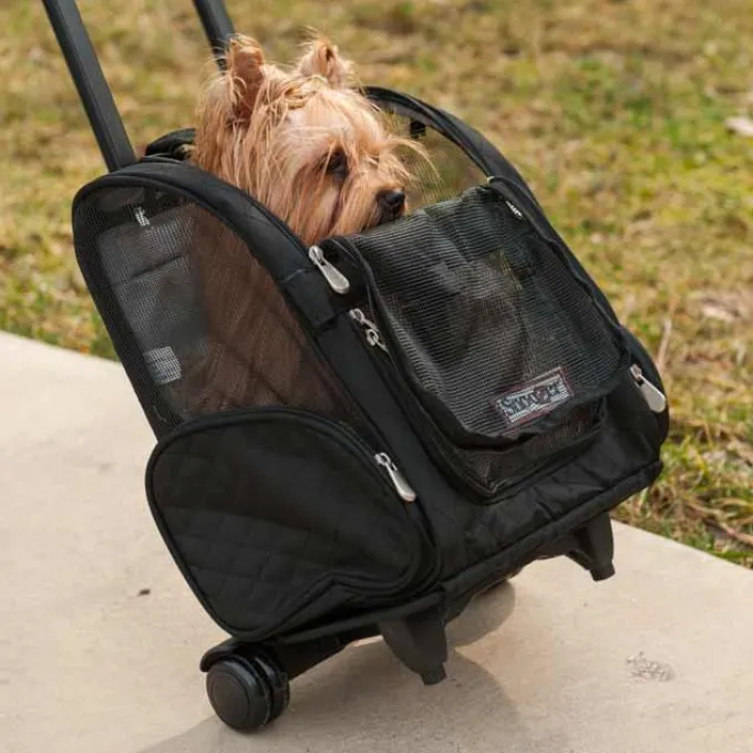 Silk & Salt Snoozer Roll Around Travel Dog Carrier Backpack 4-in-1^ Checked Luggage