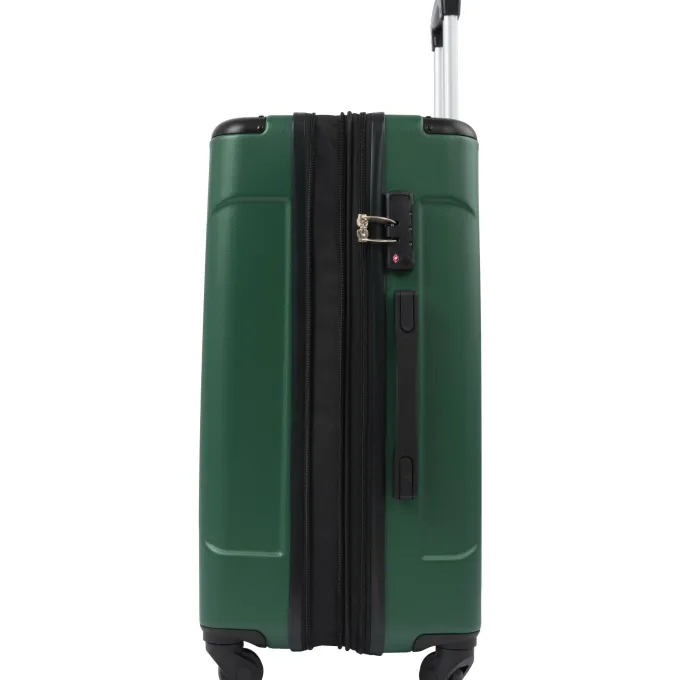 Silk & Salt Hardshell LuggaSpinner Suitcase with TSA Lock 20''24''28'' 3 Pcs Sets^ Checked Luggage