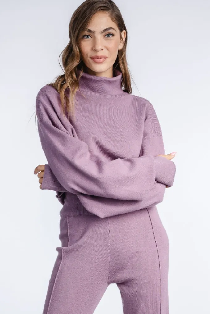 Silk & Salt luxe lounge set - purple^ Sets