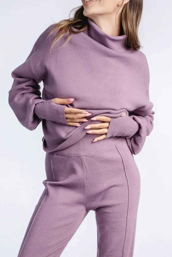 Silk & Salt luxe lounge set - purple^ Sets