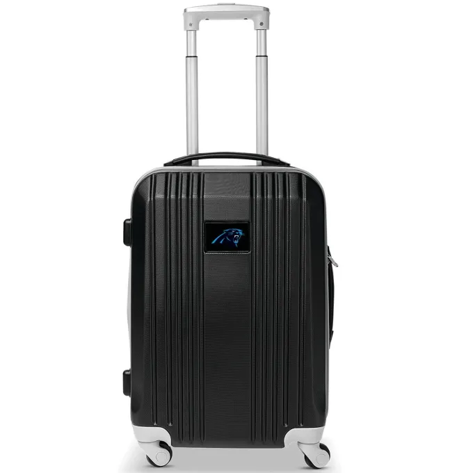 Silk & Salt Mojo Outdoors NFL Carolina Panthers LuggaCarry-On 21In Hardcase Two-Tone Spinner^ Carry On Luggage