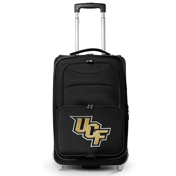 Silk & Salt UCF Knights 21 Softside Rolling Carry-On Suitcase - Black^ Carry On Luggage