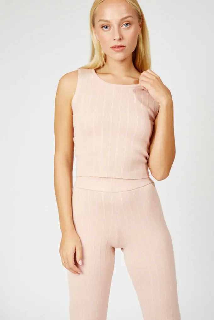 Silk & Salt staycation sweat set - powder pink^ Sets