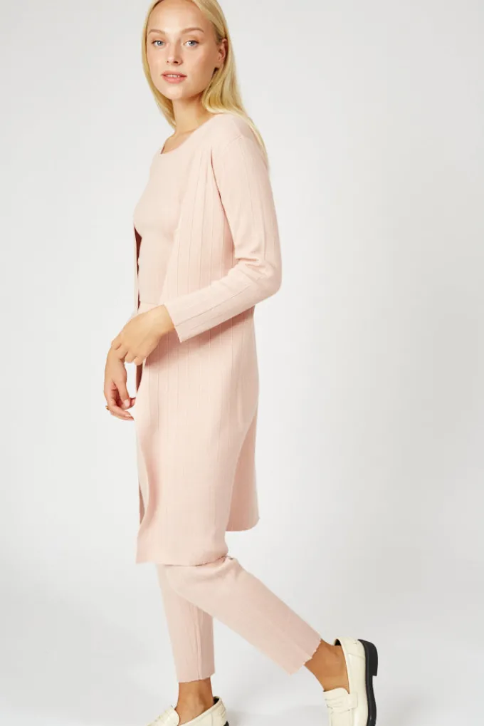 Silk & Salt staycation sweat set - powder pink^ Sets