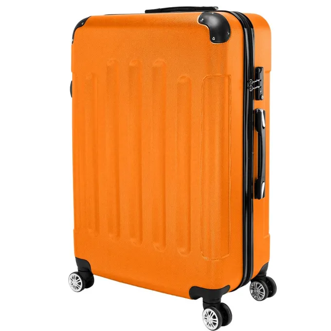 Silk & Salt Clearance! LuggaSet 3PCS 20 24 28 TSA Approved Lock Included Carry-on Luggawith Spinner Wheels 360 Degree Rotation Hardshell Luggafor Cruise Travel Business Trip Holiday Q1104^ Carry On Luggage