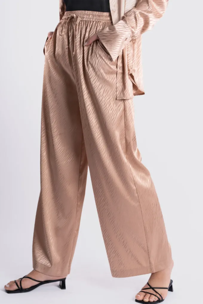 Silk & Salt silky suit set - nude^ Sets