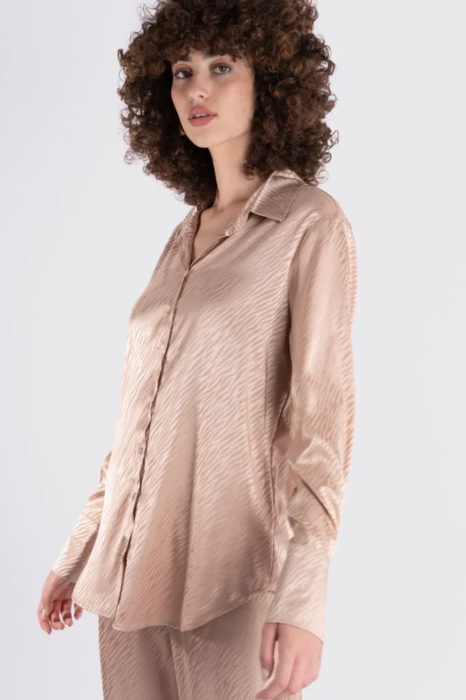 Silk & Salt silky suit set - nude^ Sets