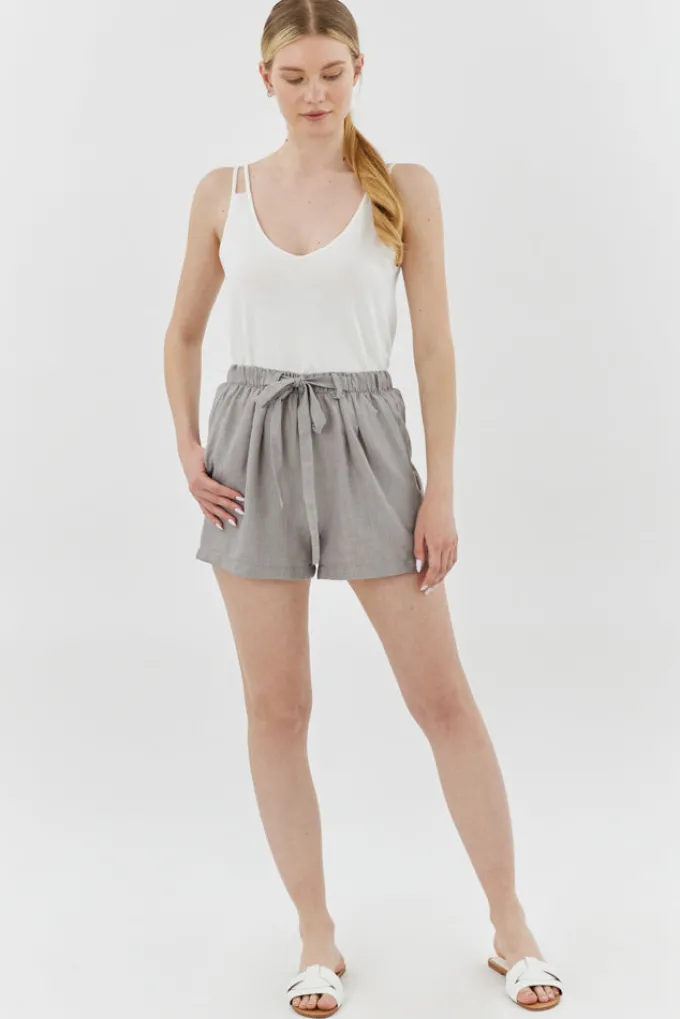 Silk & Salt california shorts - grey^ Pants