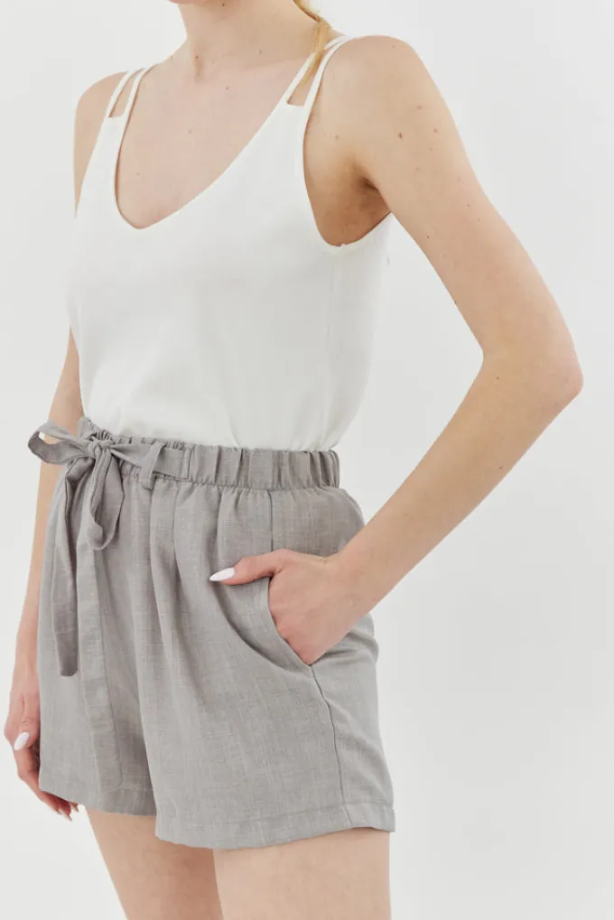Silk & Salt california shorts - grey^ Pants