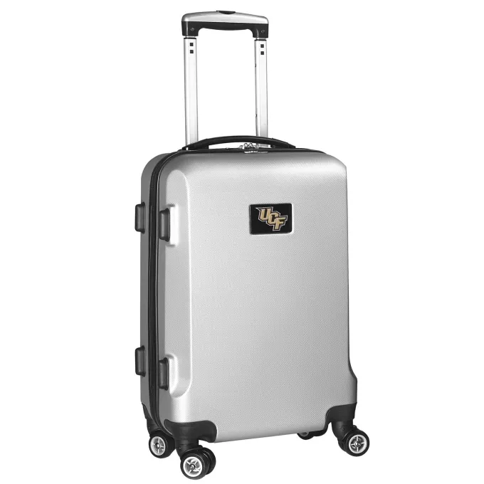 Silk & Salt UCF Knights 21 8-Wheel Hardcase Spinner Carry-On - Silver^ Carry On Luggage