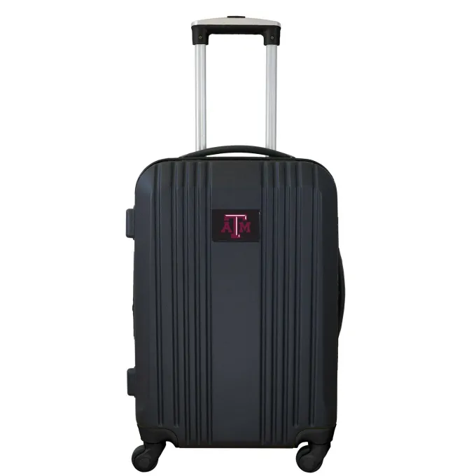 Silk & Salt Mojo Outdoors NCAA Texas Aamp;amp;M Aggies 21 in. Carry-on Hardcase Two-Tone Spinner^ Carry On Luggage