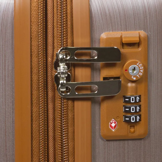 Silk & Salt World Traveler Classique Hardside Lightweight Spinner 2-Piece LuggaSet - Rose Gold^ Hard Side Luggage