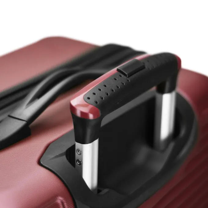 Silk & Salt Travel Select TS09094R Savannah 3 Piece Hardside Spinner LuggaSetampRed^ Luggage Sets