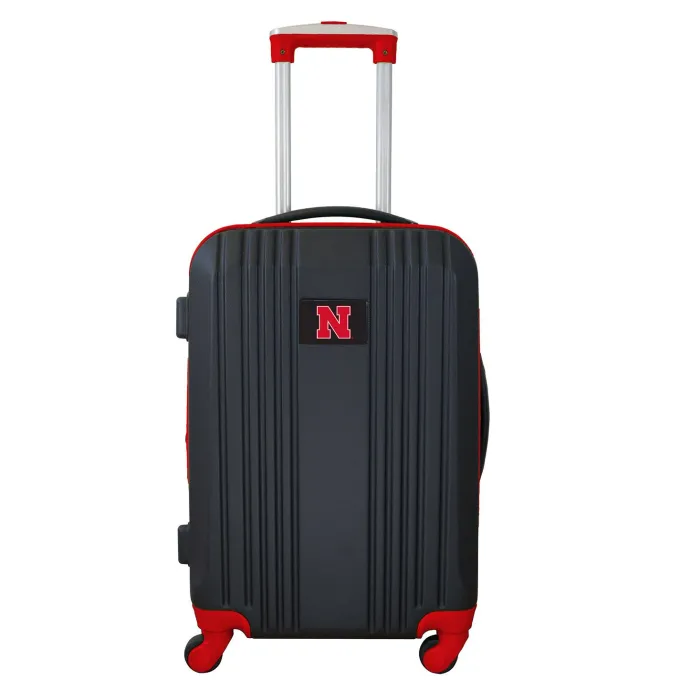 Silk & Salt Mojo Outdoors NCAA Nebraska Cornhuskers 21 in. Carry-on Hardcase Two-Tone Spinner^ Carry On Luggage