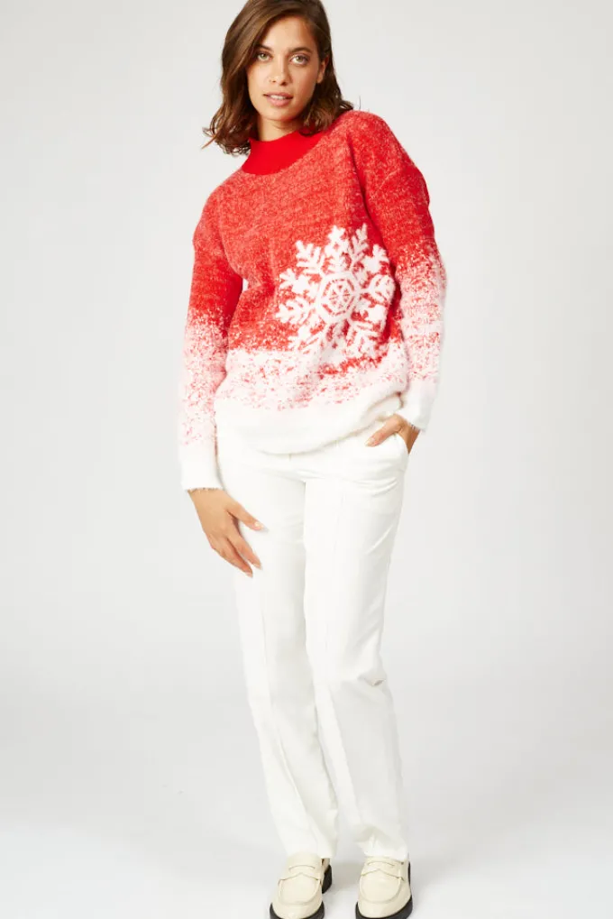 Silk & Salt love like this sweater - red^ Knitwear