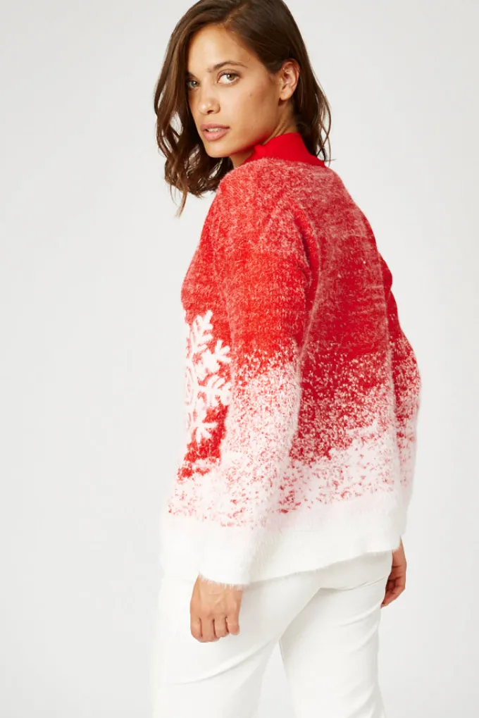 Silk & Salt love like this sweater - red^ Knitwear