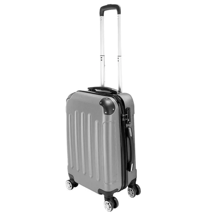 Silk & Salt OTVIAP 3-in-1 Portable ABS Trolley Case 20 / 24 / 28 Rolling LuggaSuitcase Gray Luggage LuggaSet^ Luggage Sets