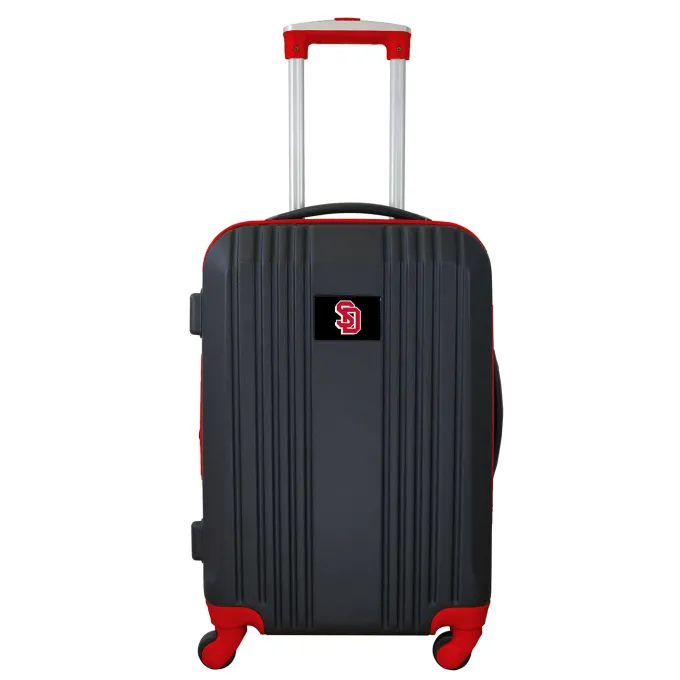 Silk & Salt Mojo Outdoors NCAA South Dakota s 21 in. Carry-on Hardcase Two-Tone Spinner^ Carry On Luggage