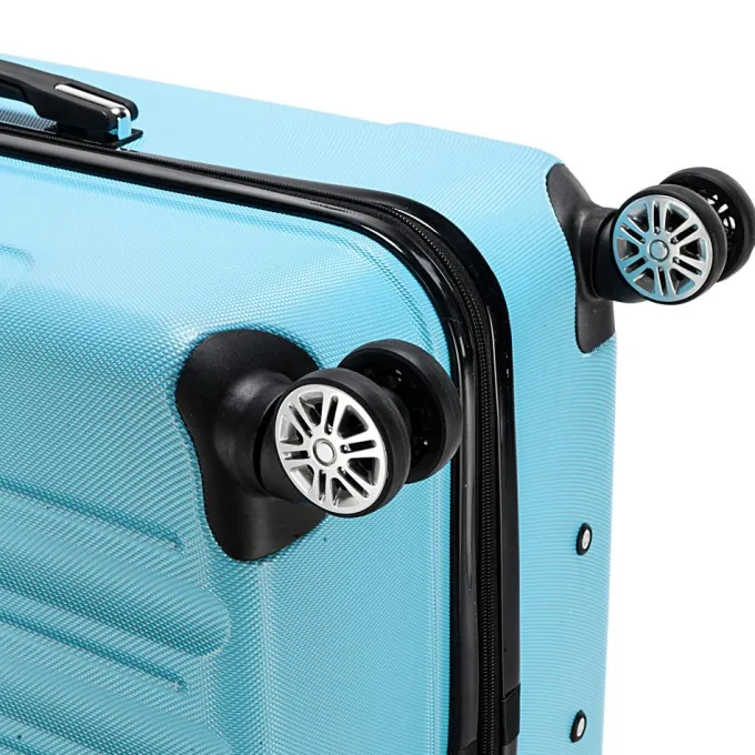 Silk & Salt UBesGoo 3 PCS Trolley Hard Shell Suitcase LuggaSet With TSA Lock^ Hard Side Luggage