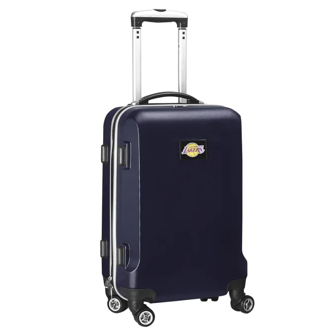 Silk & Salt Los Angeles Lakers 20 8-Wheel Hardcase Spinner Carry-On - Navy^ Carry On Luggage