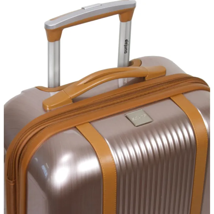 Silk & Salt Dejuno Monroe 3-Piece Hardside Spinner TSA Combination Lock LuggaSet - Rose Gold^ Hard Side Luggage