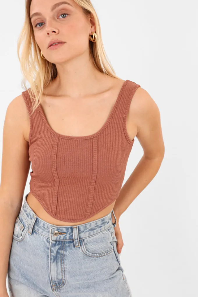 Silk & Salt my  top - peach^ Sets