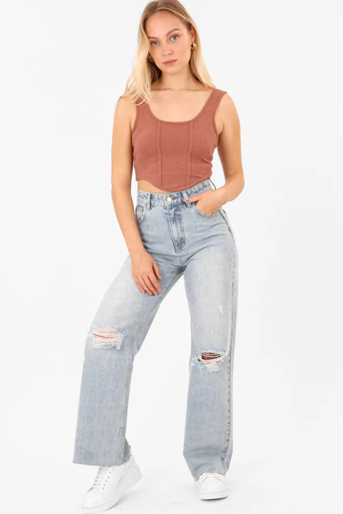 Silk & Salt my top - peach^ Sets