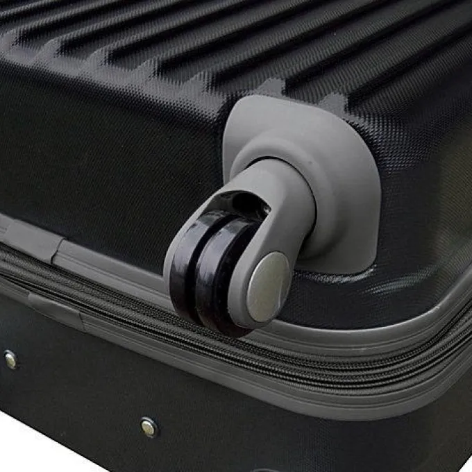 Silk & Salt Travelers Club HS-66903-010 Chicago 3 Piece Hardside ABS Expandable Spinner LuggaSet Silver^ Carry On Luggage