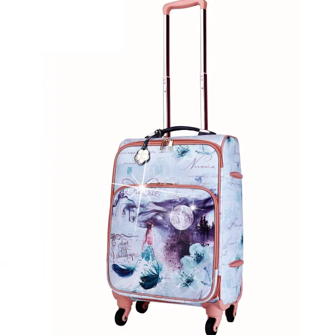 Silk & Salt Fairy Tale Carry on Luggawith Spinner Wheels^ Carry On Luggage