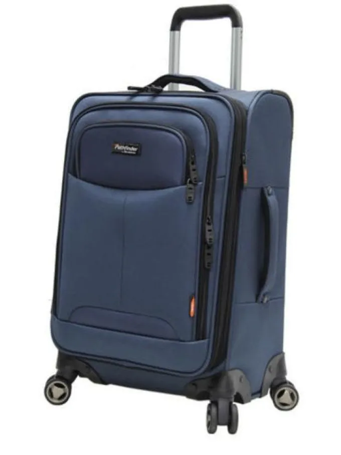 Silk & Salt 24-7 INTERNATIONAL LLC 20 Spinner Carry On by Pathfinder for Brookstone^ Carry On Luggage