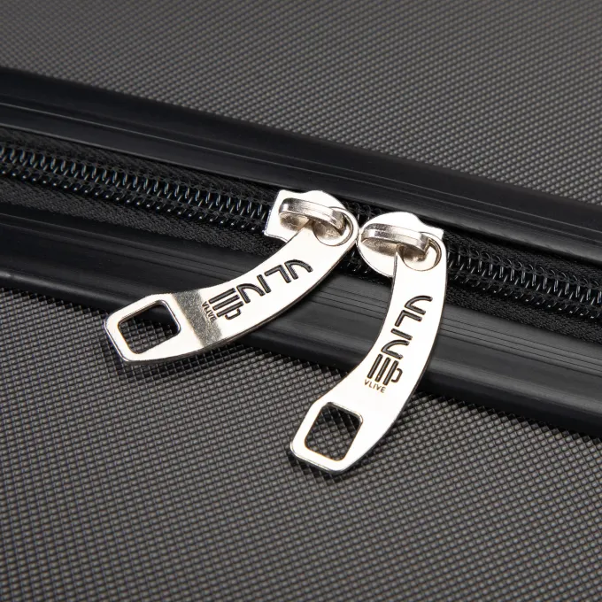 Silk & Salt Jaxpety 3 Pcs LuggaSet Hard Shell ABS Travel Trolley Rolling Suitcase Coded Lock^ Checked Luggage