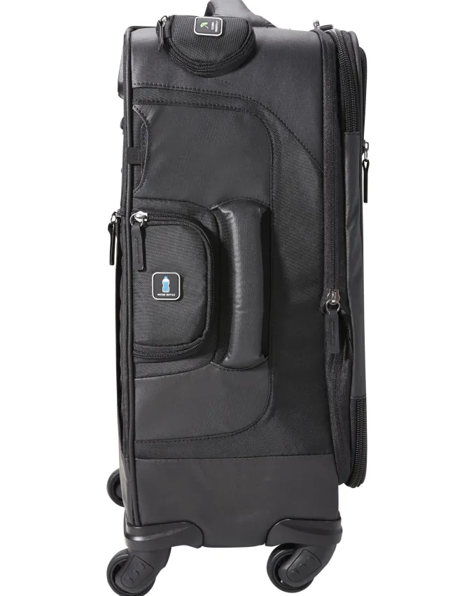 Silk & Salt Genius Pack G4 22 Carry On Spinner Lugga- Smart Organized Lightweight Suitcase (G4 - Red)^ Checked Luggage